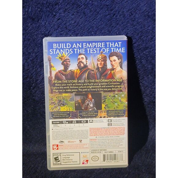 Civilization VI for Nintendo Switch -- Tested Fully Functional Gently Used - Picture 5 of 5